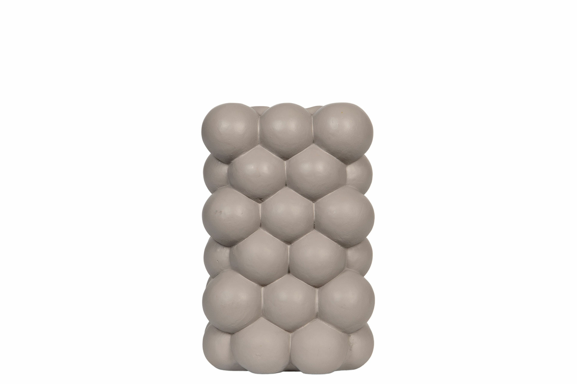 Ljusstake Bubbly Mullvad Rund Poly - 9,5x15 cm - 4