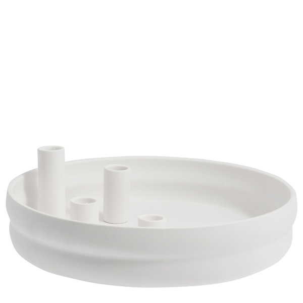 Bolmen - Advent candle holder - Candle holder - White - Ø 30 cm - 7