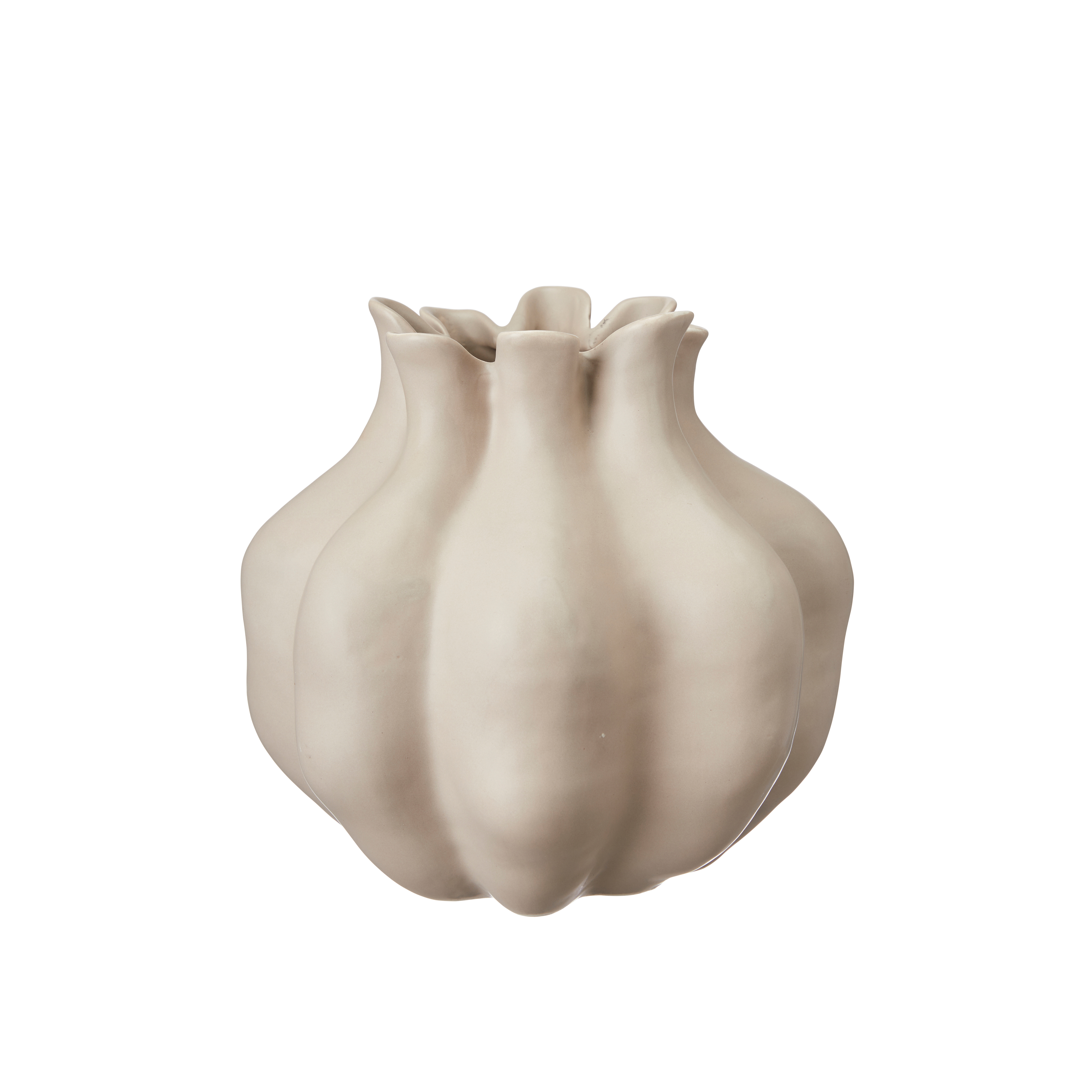 Vase - Ceramic - Beige - 2