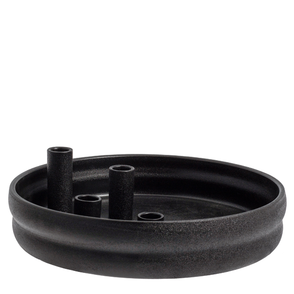 Bolmen - Adventsljusstake - Ljusstake - Svart - Ø 30 cm - 4