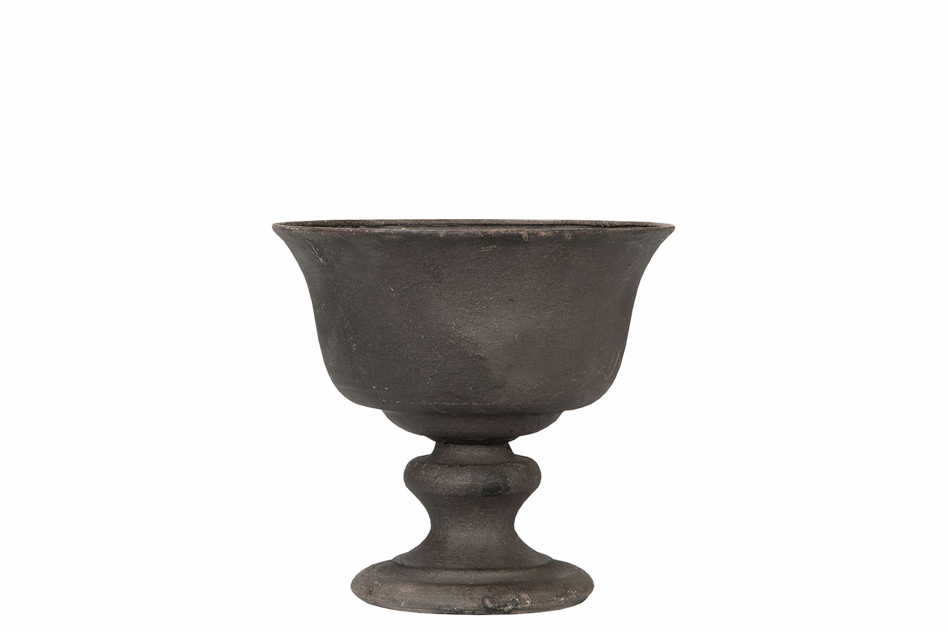 Pot/Trophy/Urn - Rustic Metal - Ø20x19 cm - 6