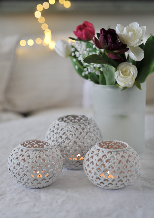 Lantern - Lantern - White 12x9 cm - 2