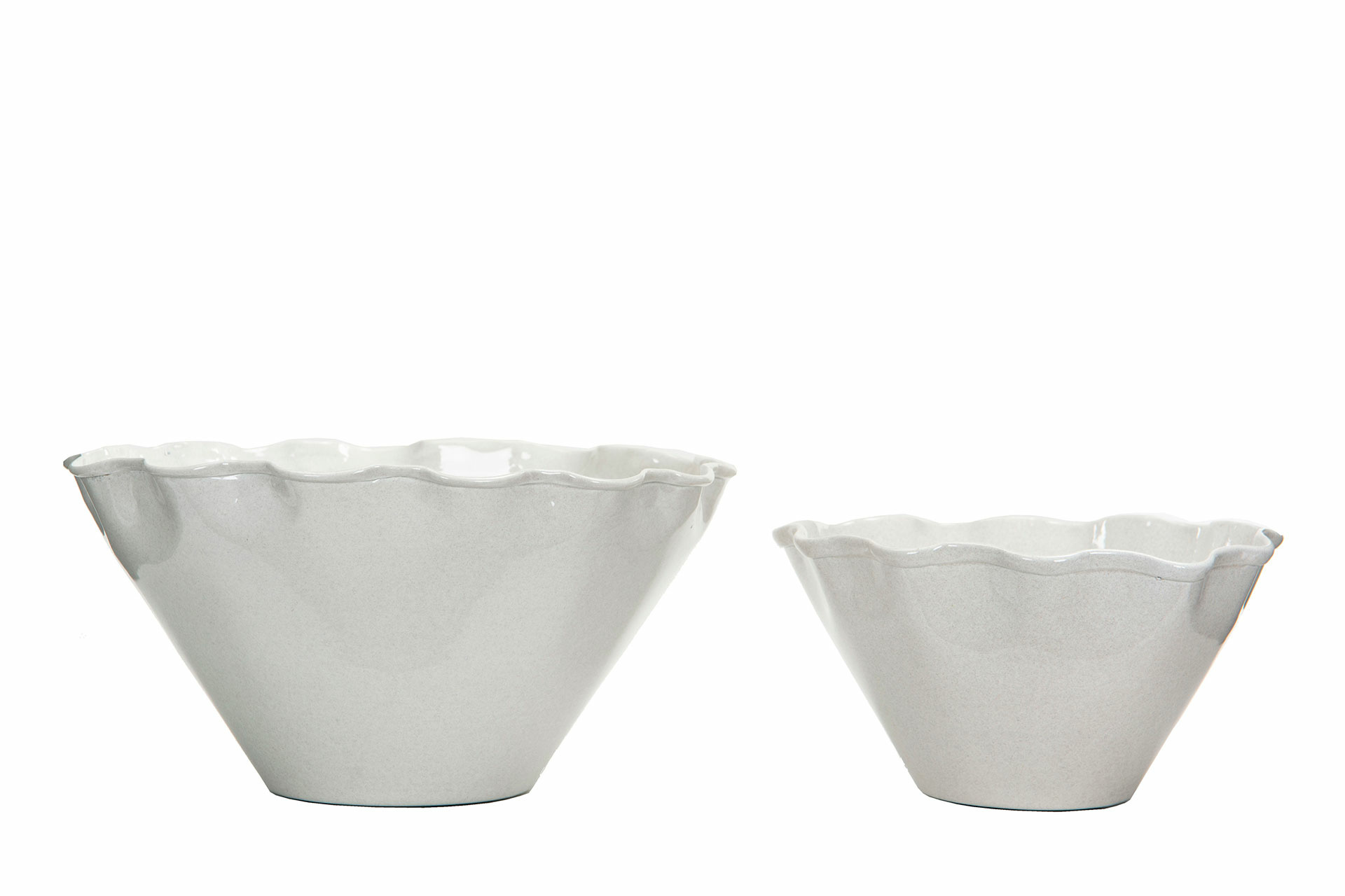 Pot - Bowl - Plissé Petit Enamel Shell - 2-pack - 4