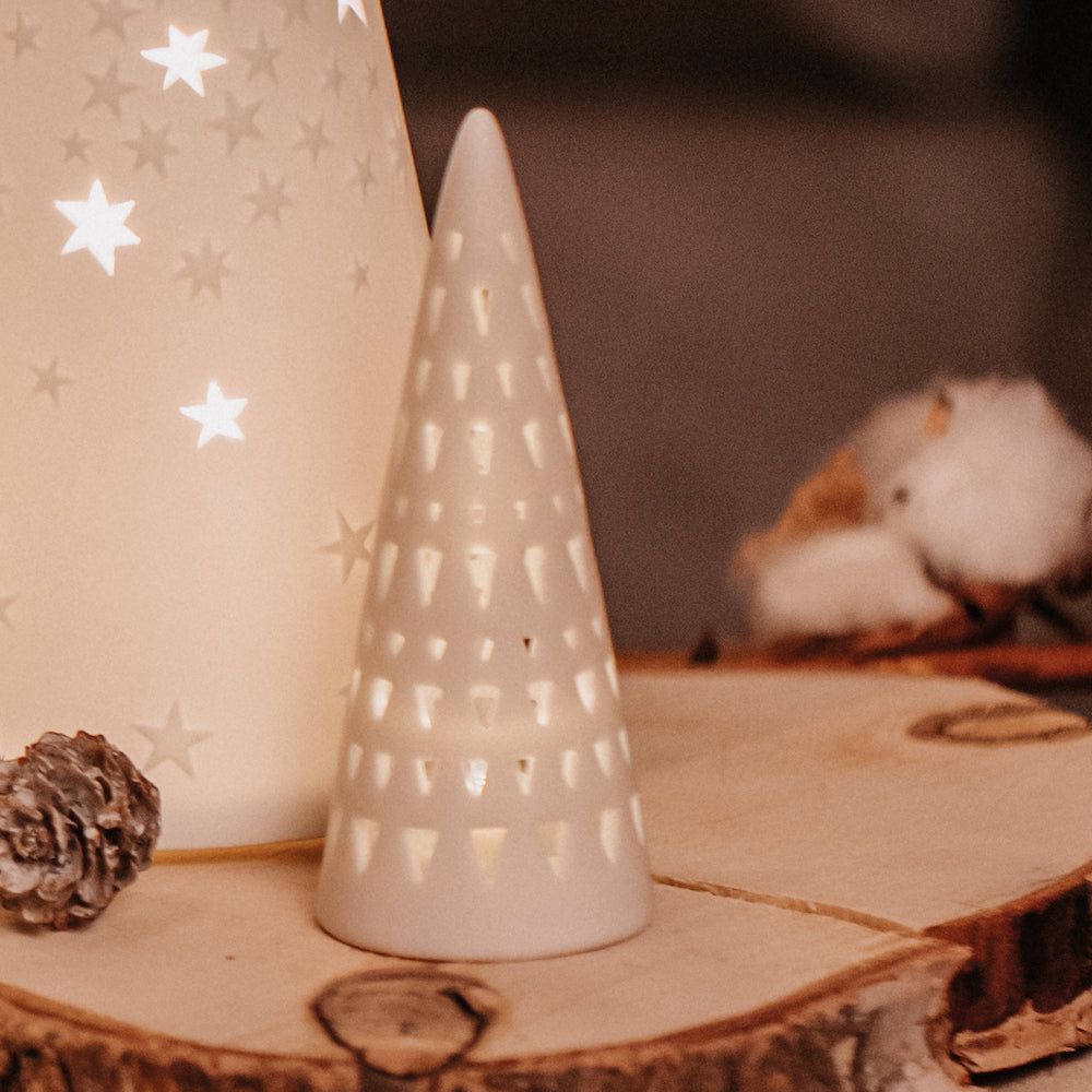 Christmas tree - LED - Battery operated - 4x11 cm - 7