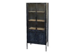 Display cabinet - Cabinet - Antique black - 140x60 cm - 2