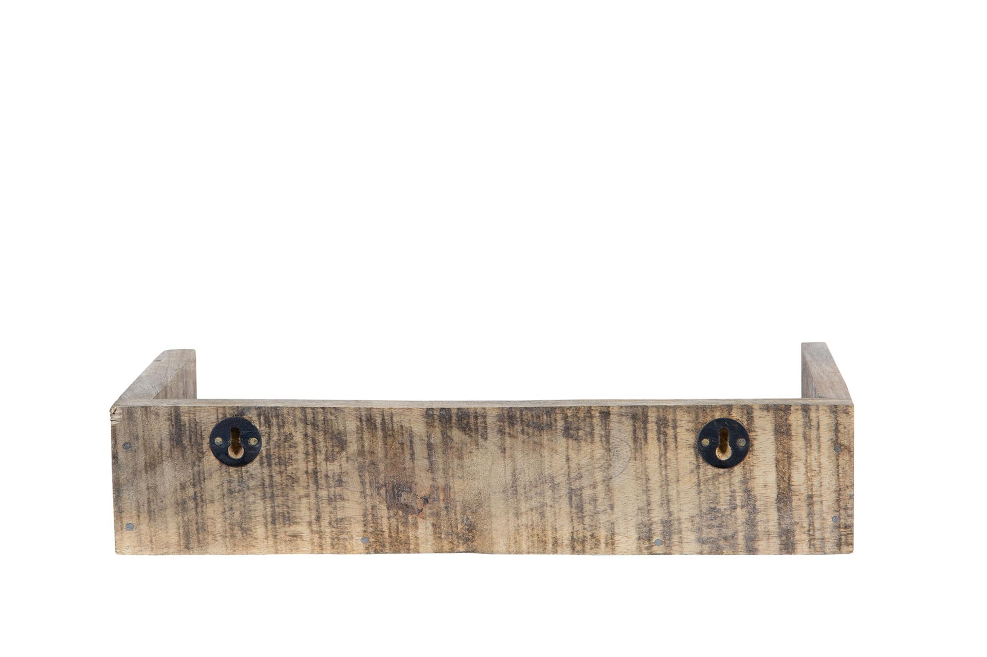Trähylla med kanter - Unika - 35 cm  - 4