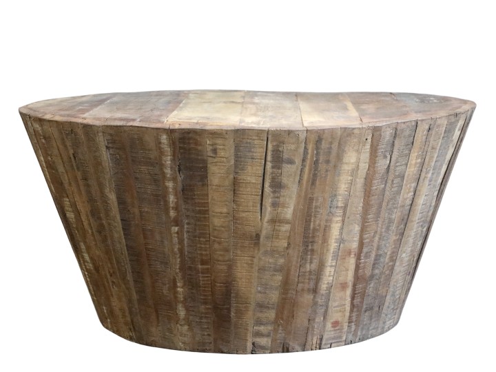 Coffee table - Reclaimed wood table - 92x43 cm - 4