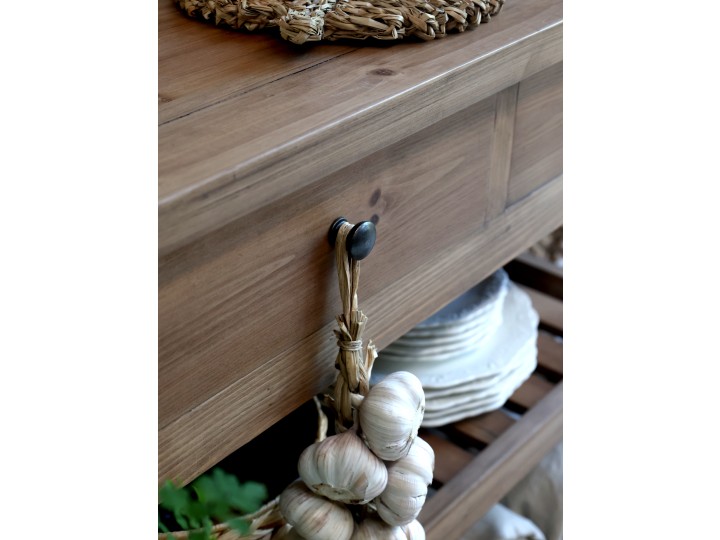 Side table with wheels - Kitchen island - 100x85x40 cm - 5