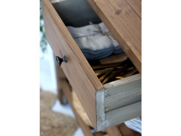 Side table with wheels - Kitchen island - 100x85x40 cm - 4