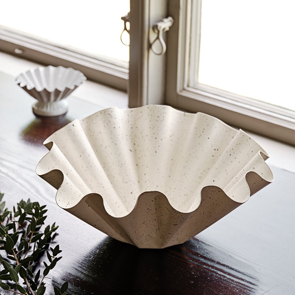 Edith Bowl - Large - 30x13 cm - Vanilla White - 2