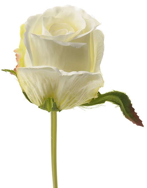 ROSE BOUQUET 8 PCS WHITE - SILK FLOWERS - 2
