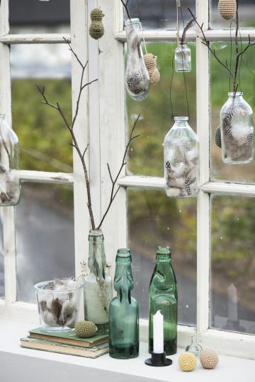 Hängande glasvas - Vas - 20 cm - 3