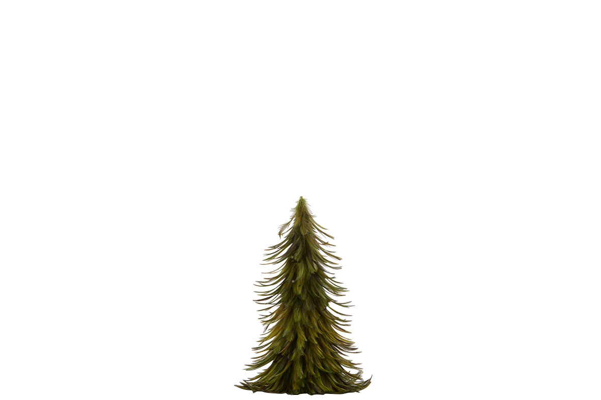 Gran Fjäder Grön 40 cm - 2
