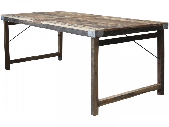 Table - Dining table - Kitchen table - Wooden table - French country style - 200x100x78 cm - 6