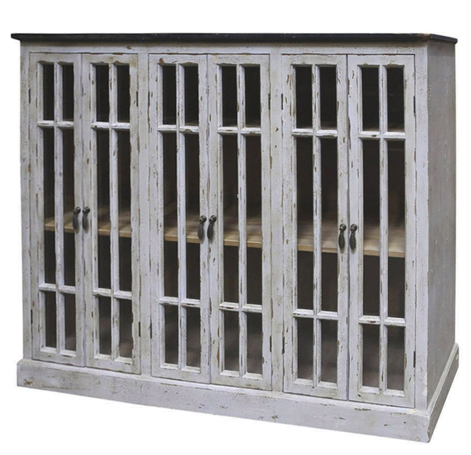 FRENCH DISPLAY CABINET WITH 6 DOORS - 5