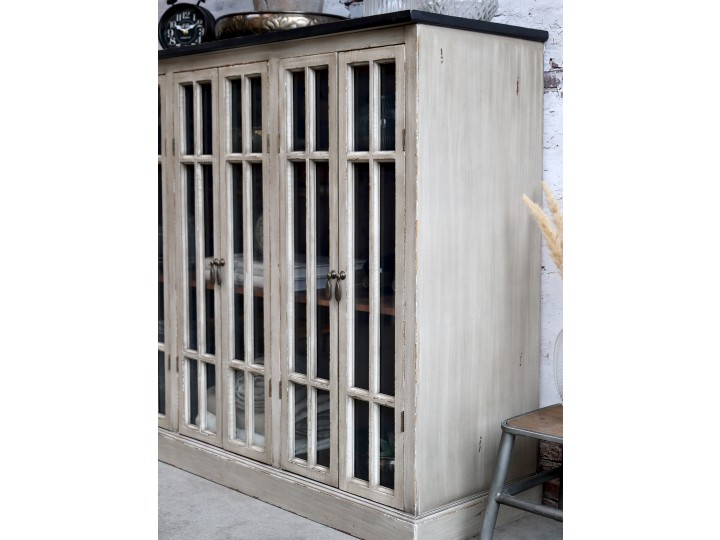 FRENCH DISPLAY CABINET WITH 6 DOORS - 2