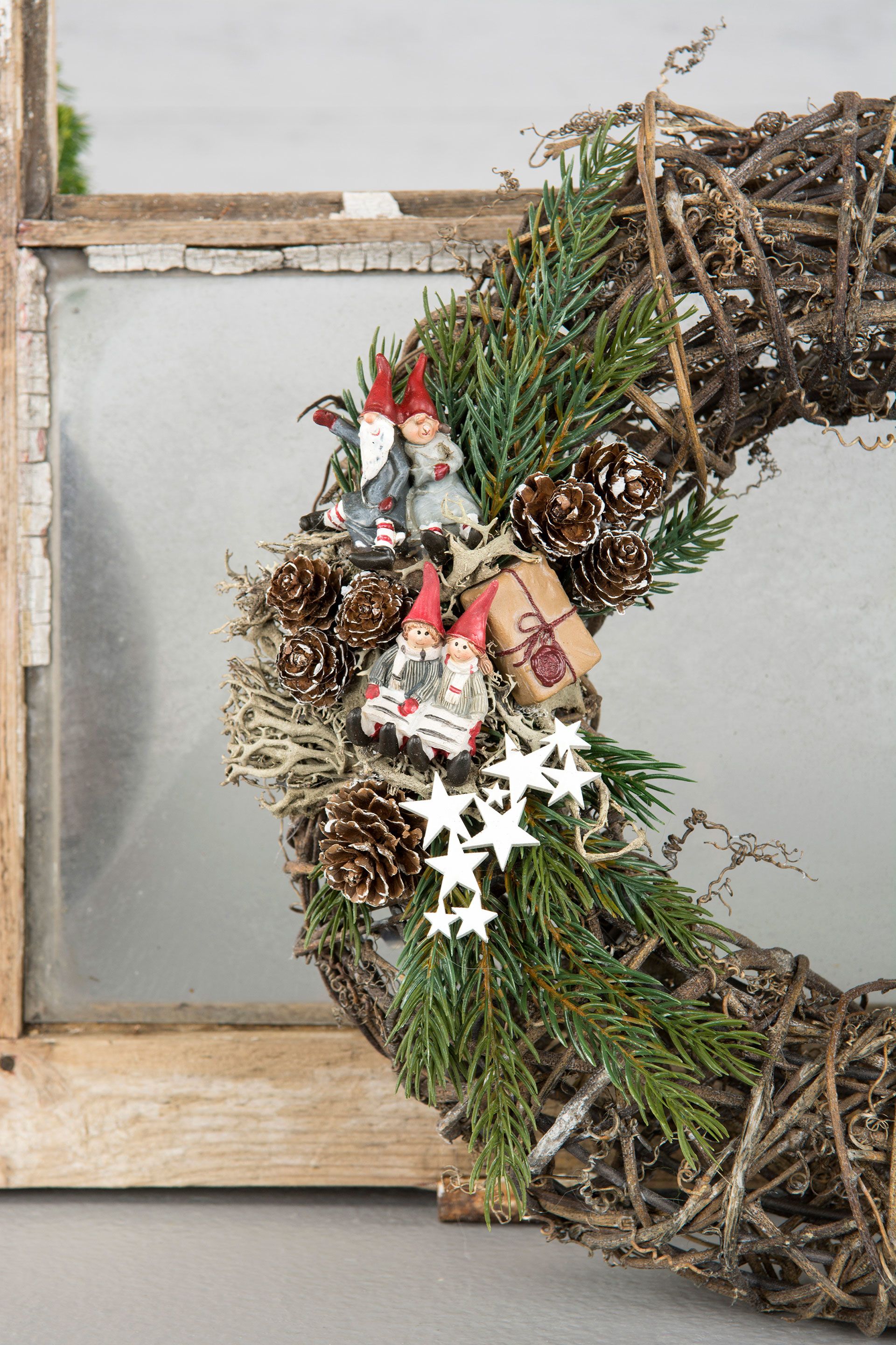 Santa Family/Stick Mix Poly 5 cm 2-pack - 3