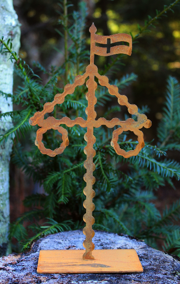 Midsommarstång - Flagga - Rost - 29,5 cm - 3