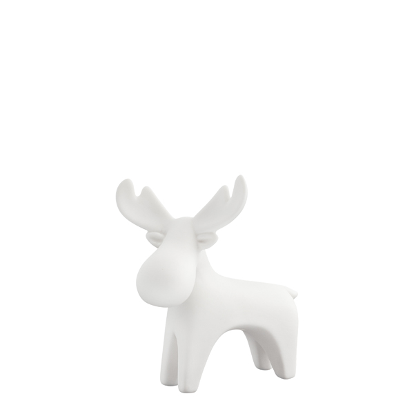 Ivan - Moose - White decoration, medium - 5