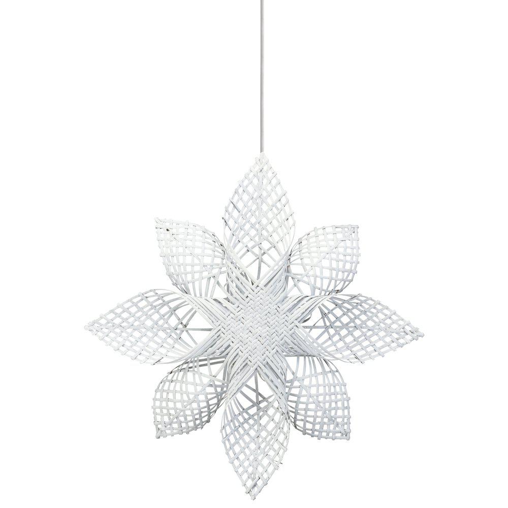 Star – Lamp – Advent star – White – Rattan - 2