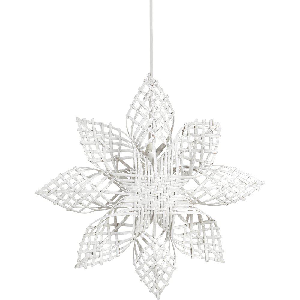 Star – Lamp – Advent star – White – Rattan - 4