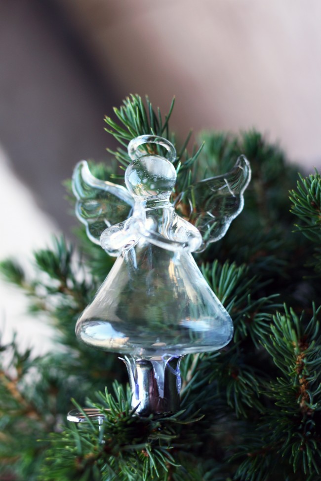 Glass angel with clip - Glass - 2