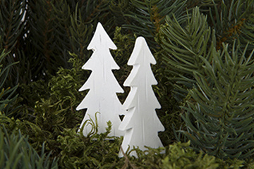 Fir/Stick White Large 9 cm - 3