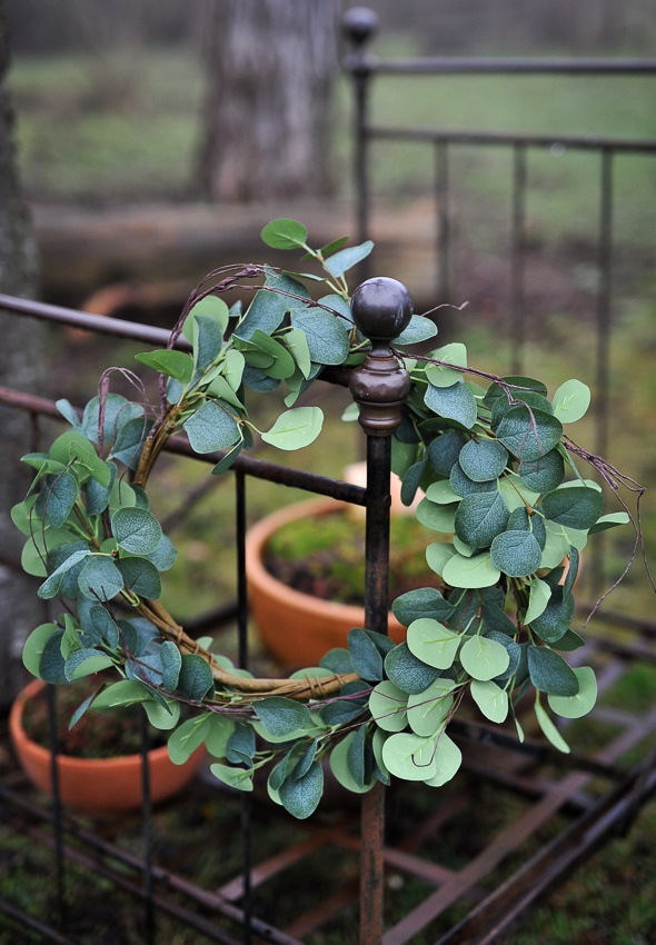 Krans Eucalyptus  Grön -  Ø 50 cm  - 3