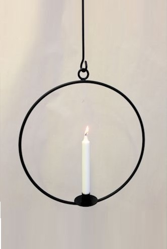 Ljusring järn Ø 36 cm - inkl. upphäng - 4