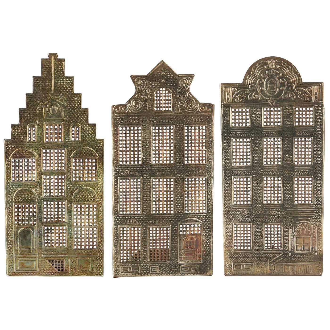Ljusstake - Hus - Husfasad - 9x12 cm - 6