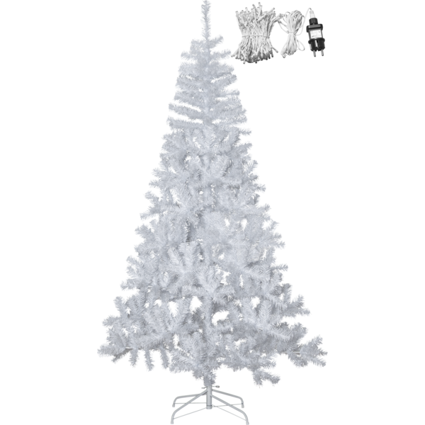 Christmas tree with LED White 210 cm - 4