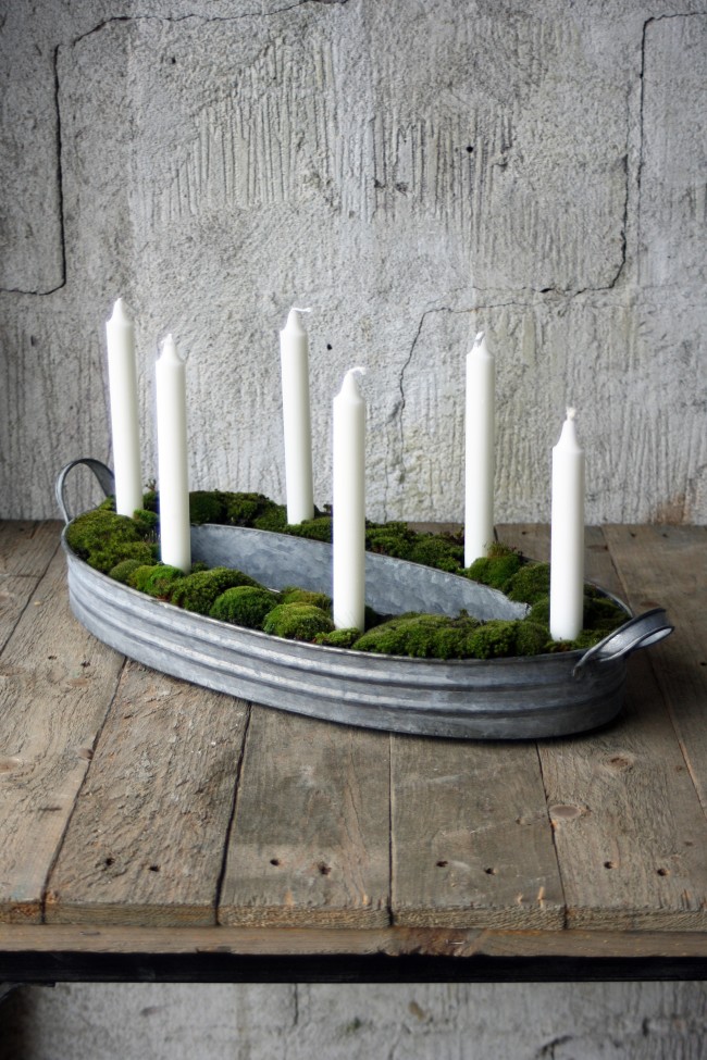 Kruka - Låda med handtag - Zink - 55 cm - 3