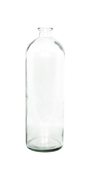 Glass bottle - Bottle - Clear - 22.5 cm - 3