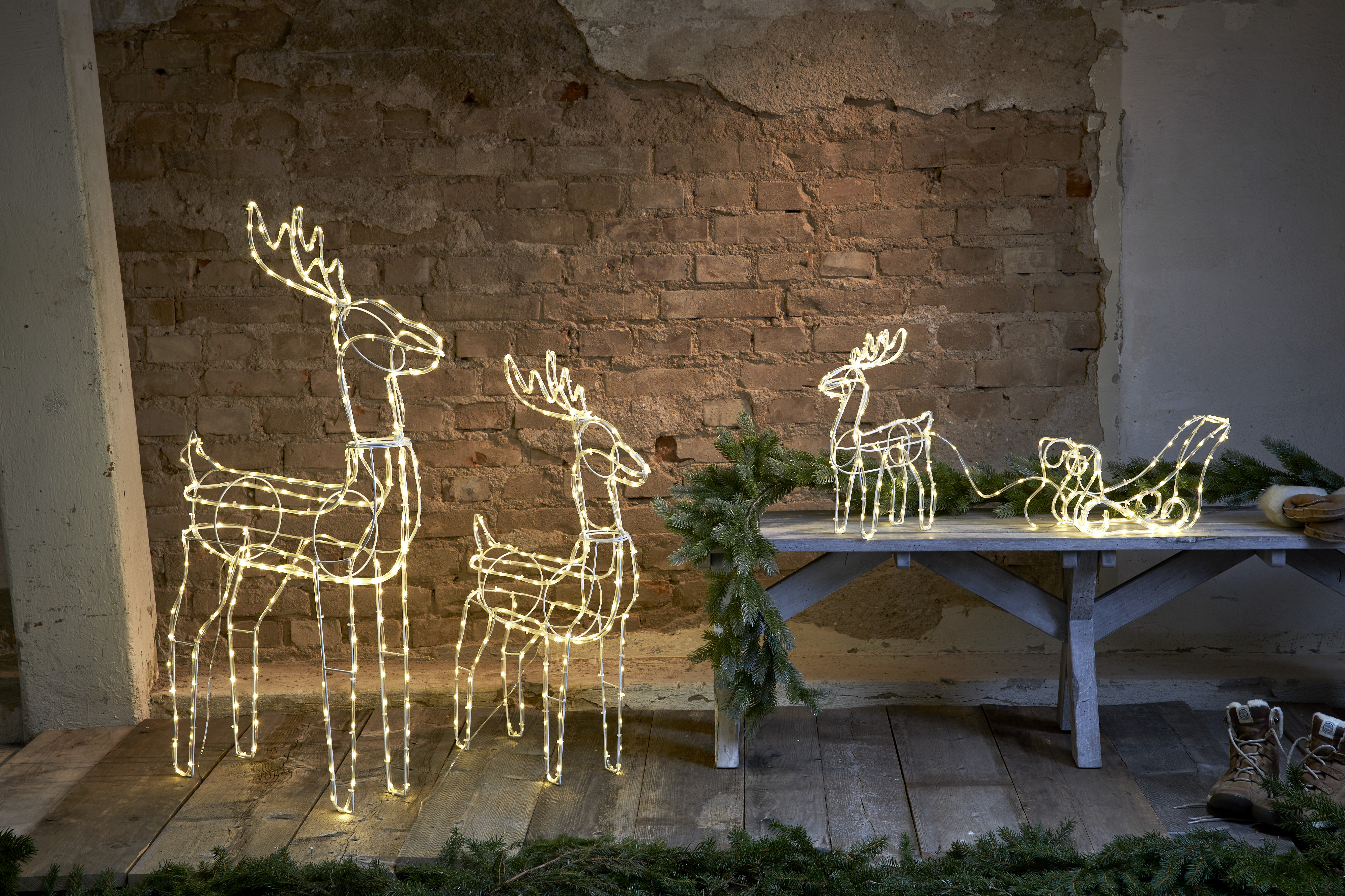 Silhouette Deer - 105x68 cm - 4
