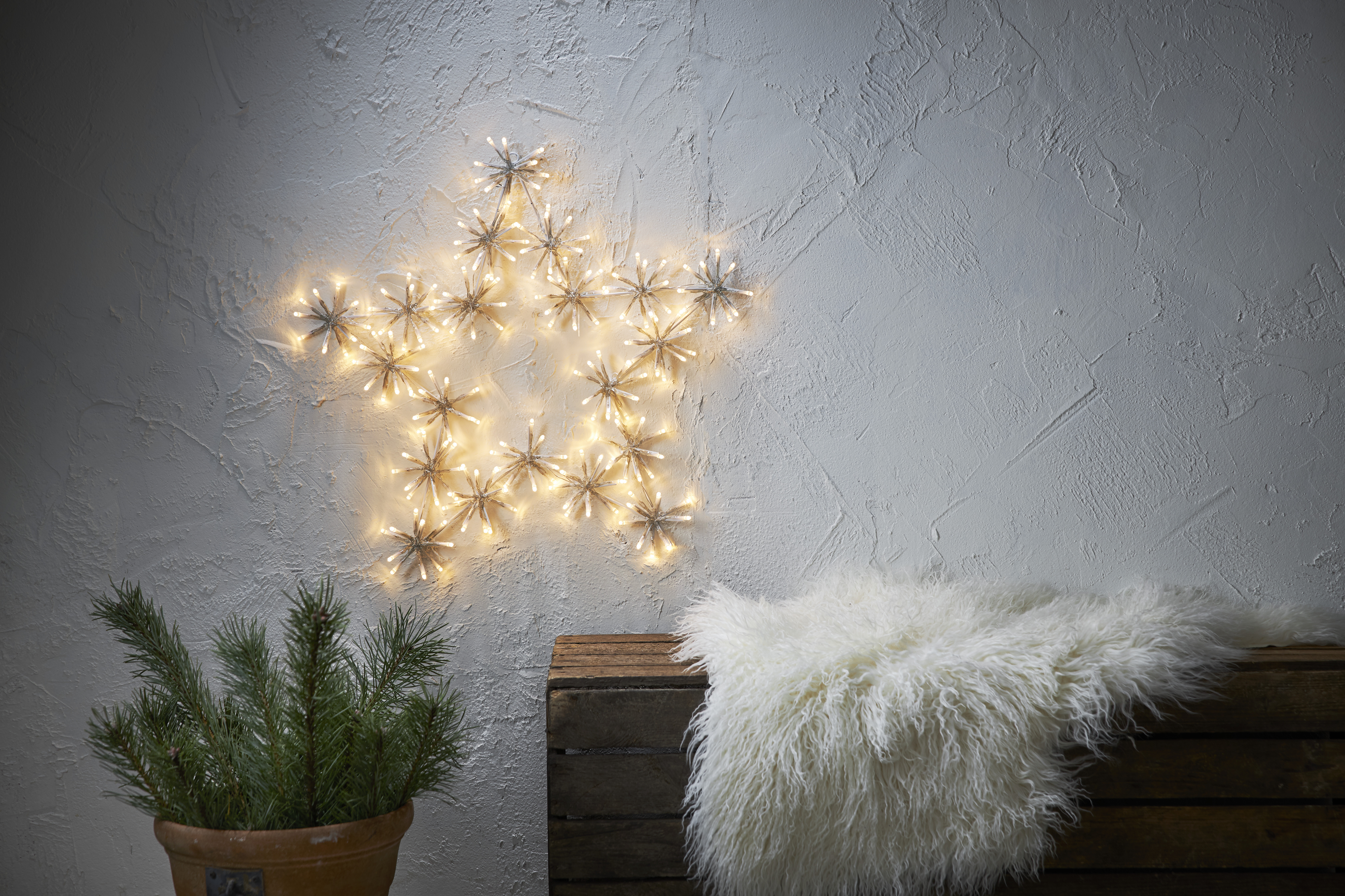 Silhouette Flower Star - Star - 60x60 cm - 10