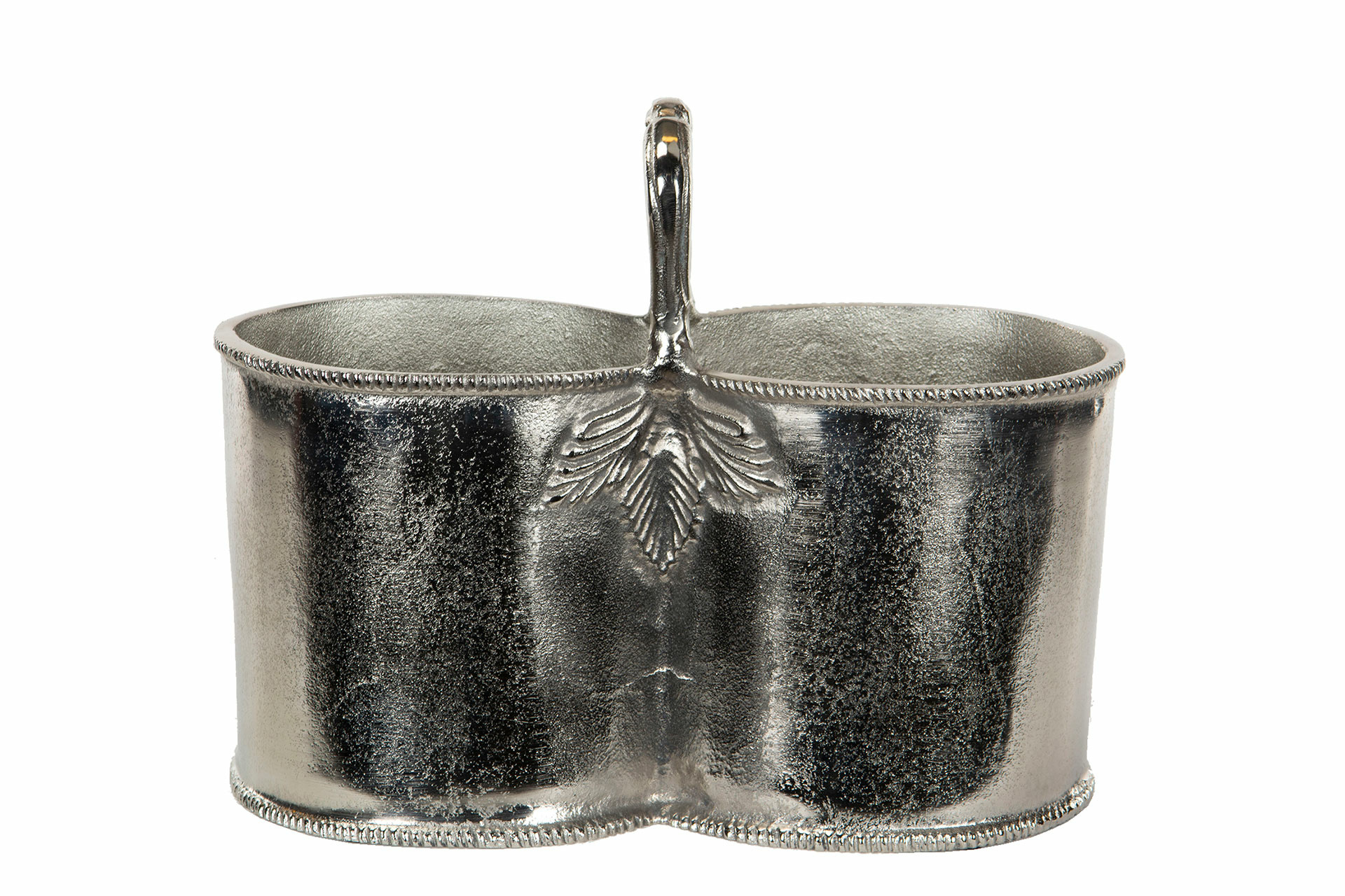 Wine cooler Double Raw Nickel - 38x17x29 cm - 3