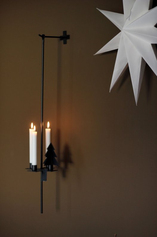 Spruce for candlestick - Candle decoration - 7.5 cm - 2