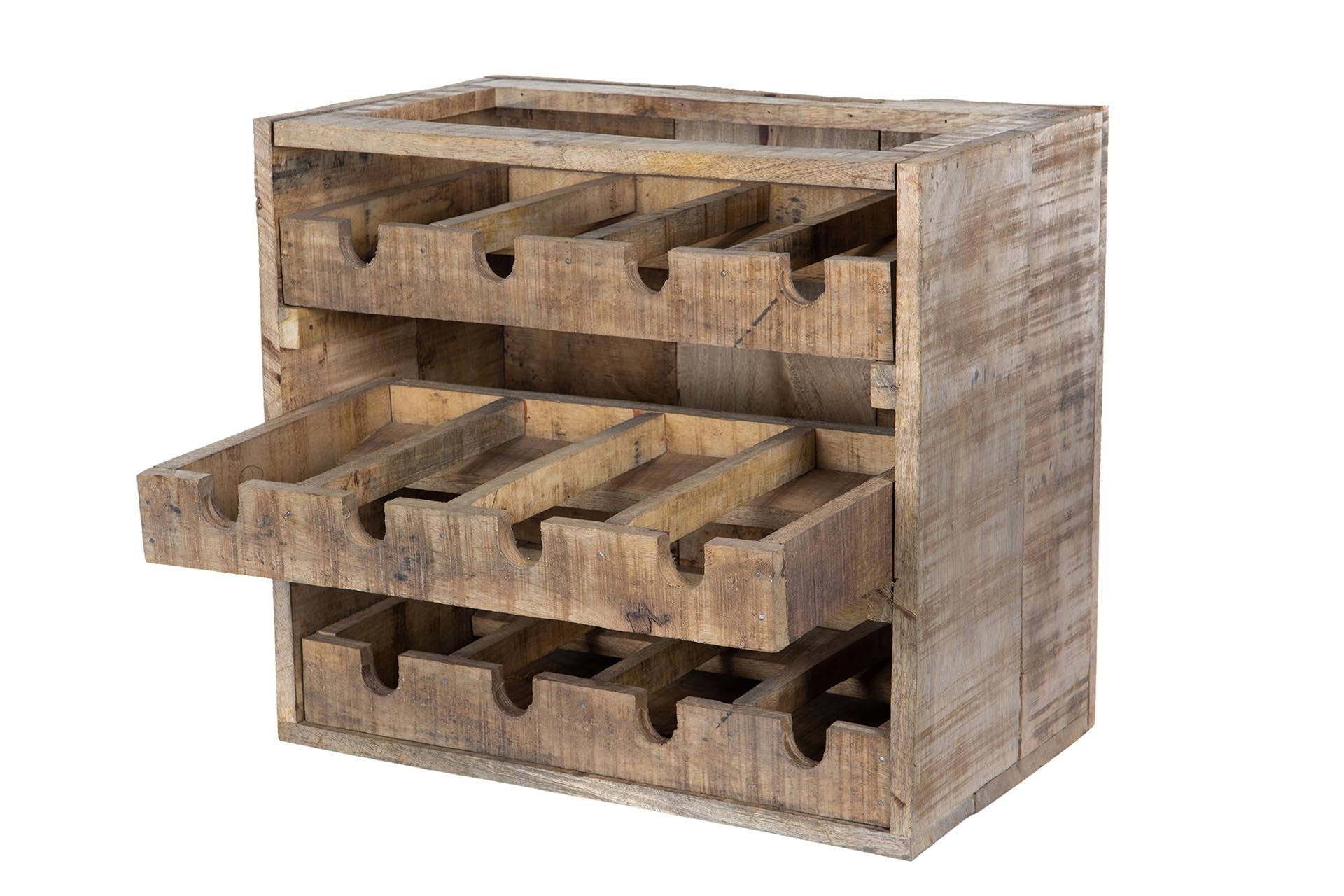 Wine rack - Wood - 51x32x54.5 cm - 3