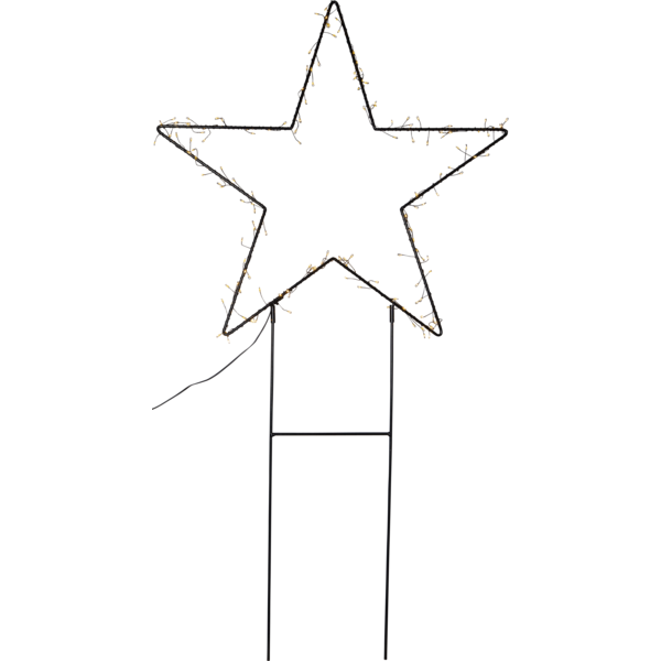 Utomhusdekoration Stjärna - Led - 115x60 cm - 4
