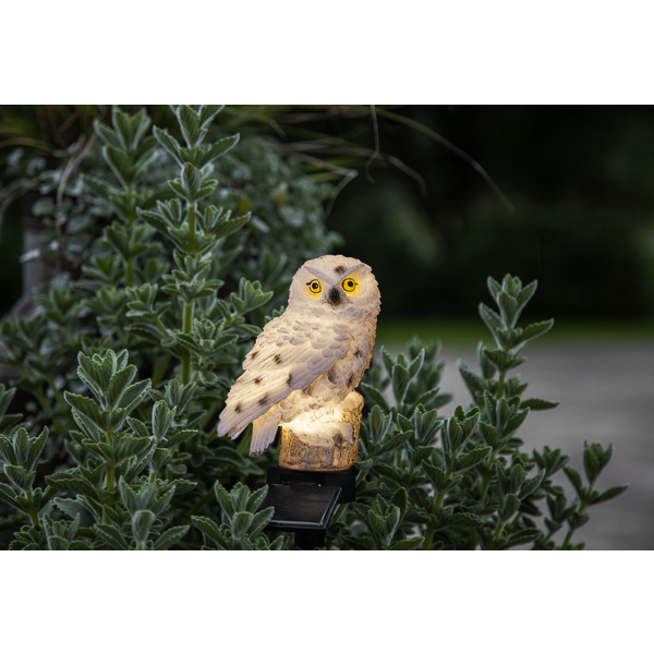 Solar cell decoration - Solar cell lighting - Owl - 33x13x10 cm - 3