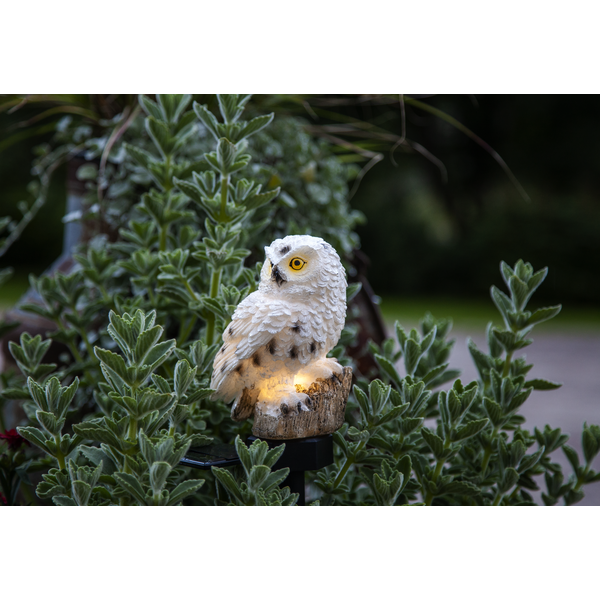 Solar cell decoration - Solar cell lighting - Owl - 33x13x10 cm - 2