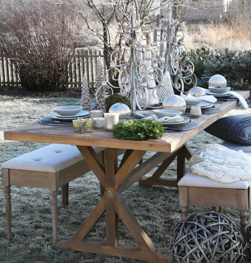 DINING TABLE / FOLDING TABLE FRENCH COUNTRY STYLE - 2