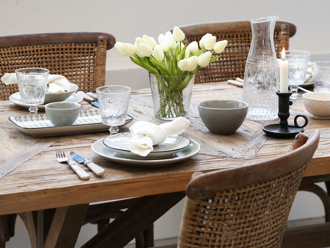 DINING TABLE / FOLDING TABLE FRENCH COUNTRY STYLE - 6