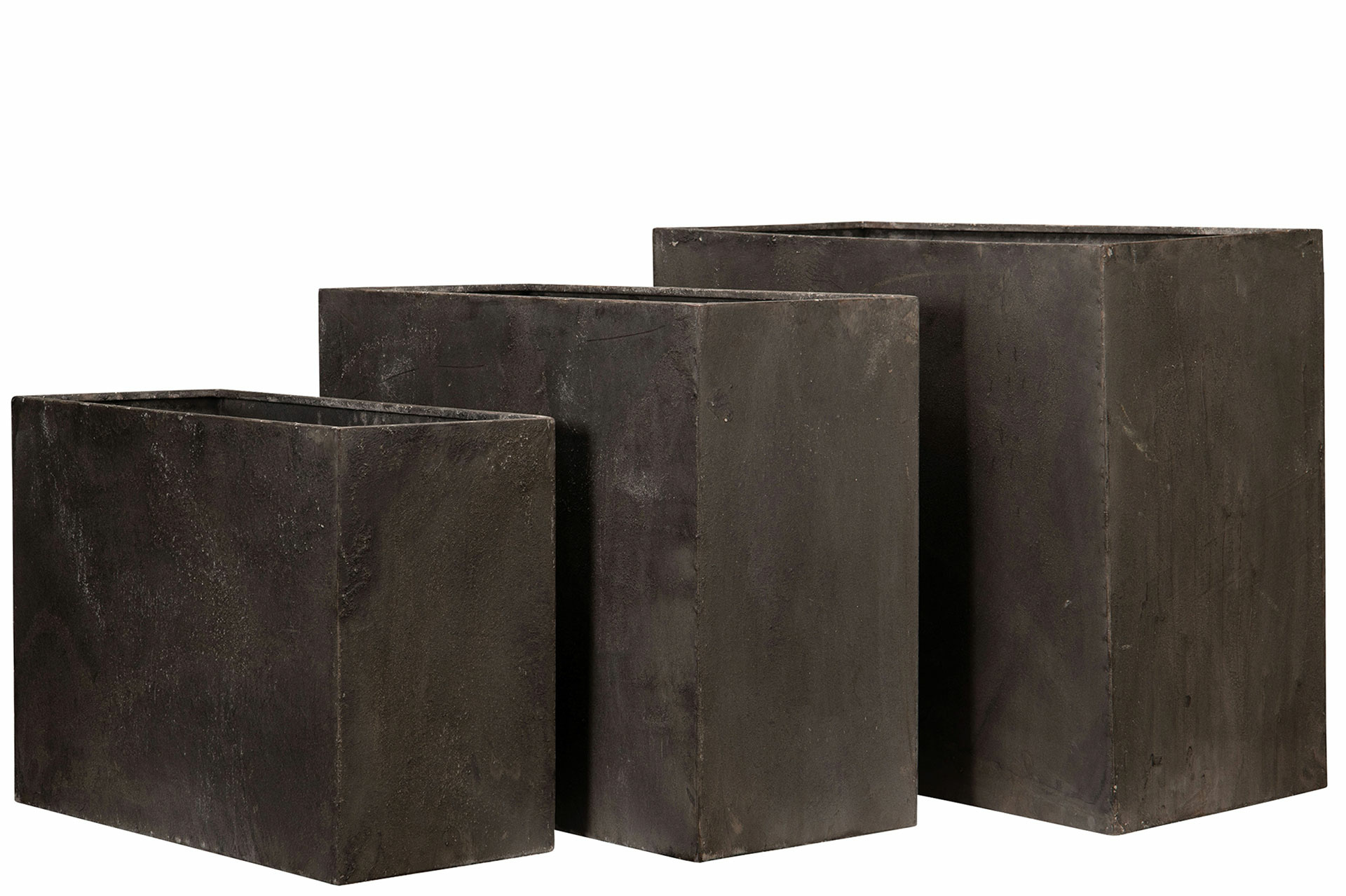 Krukor rektangel metall 3-pack  - 2