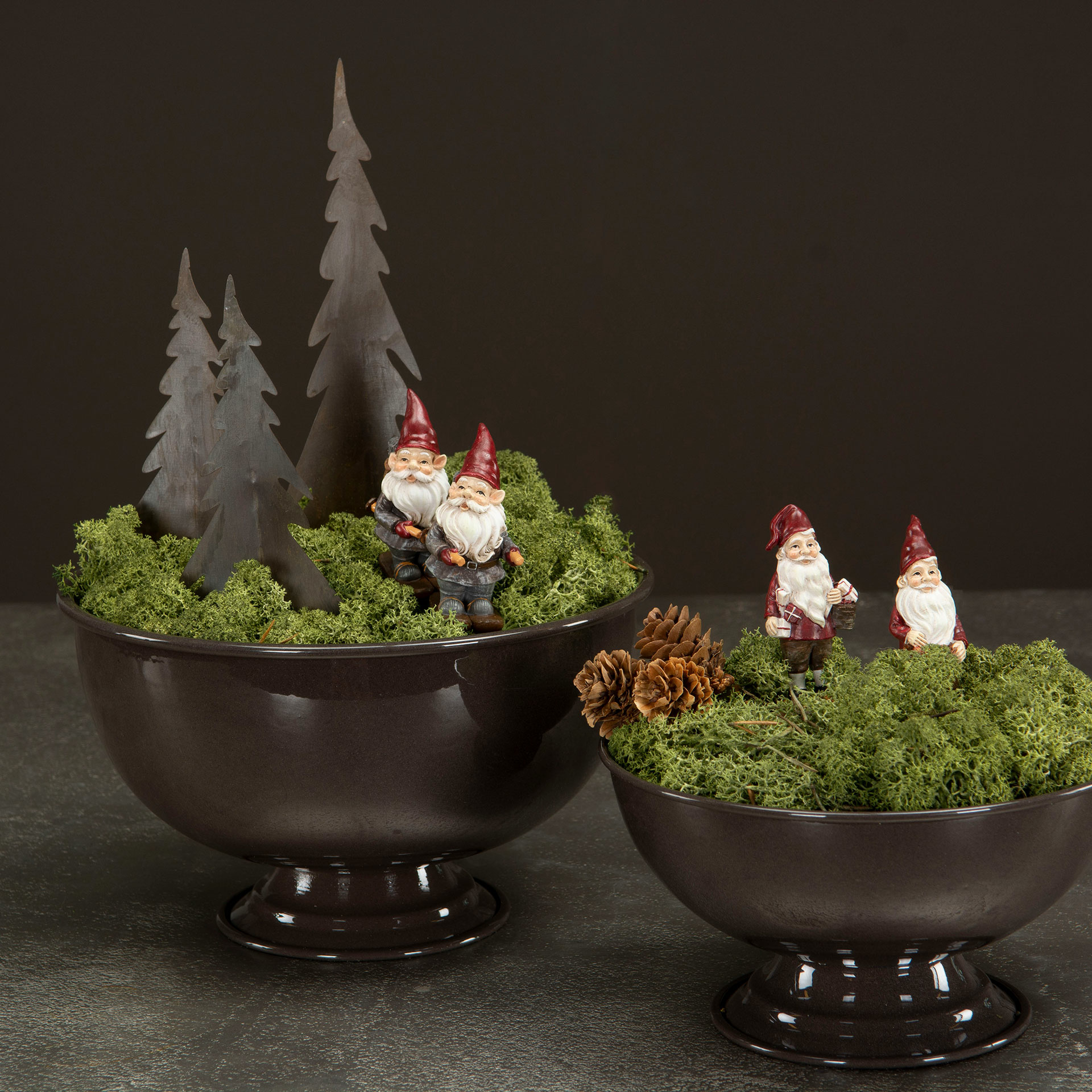 Tomte/Stick Äpple Mix Poly 7 cm  2-pack - 3