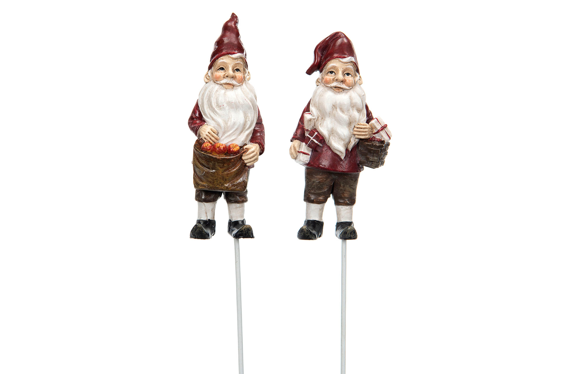 Santa/Stick Apple Mix Poly 7 cm 2-pack