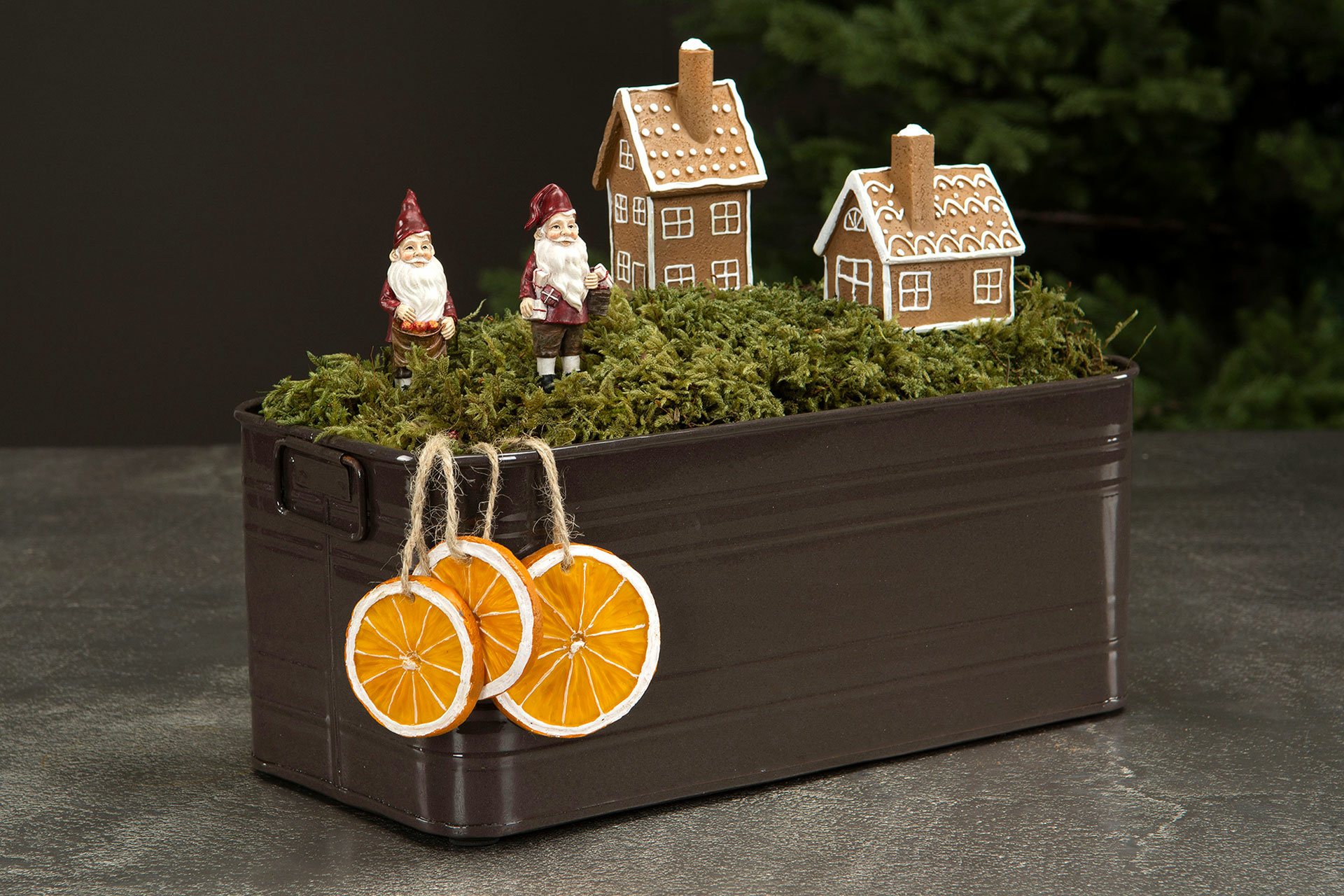 Tomte/Stick Äpple Mix Poly 7 cm  2-pack - 2