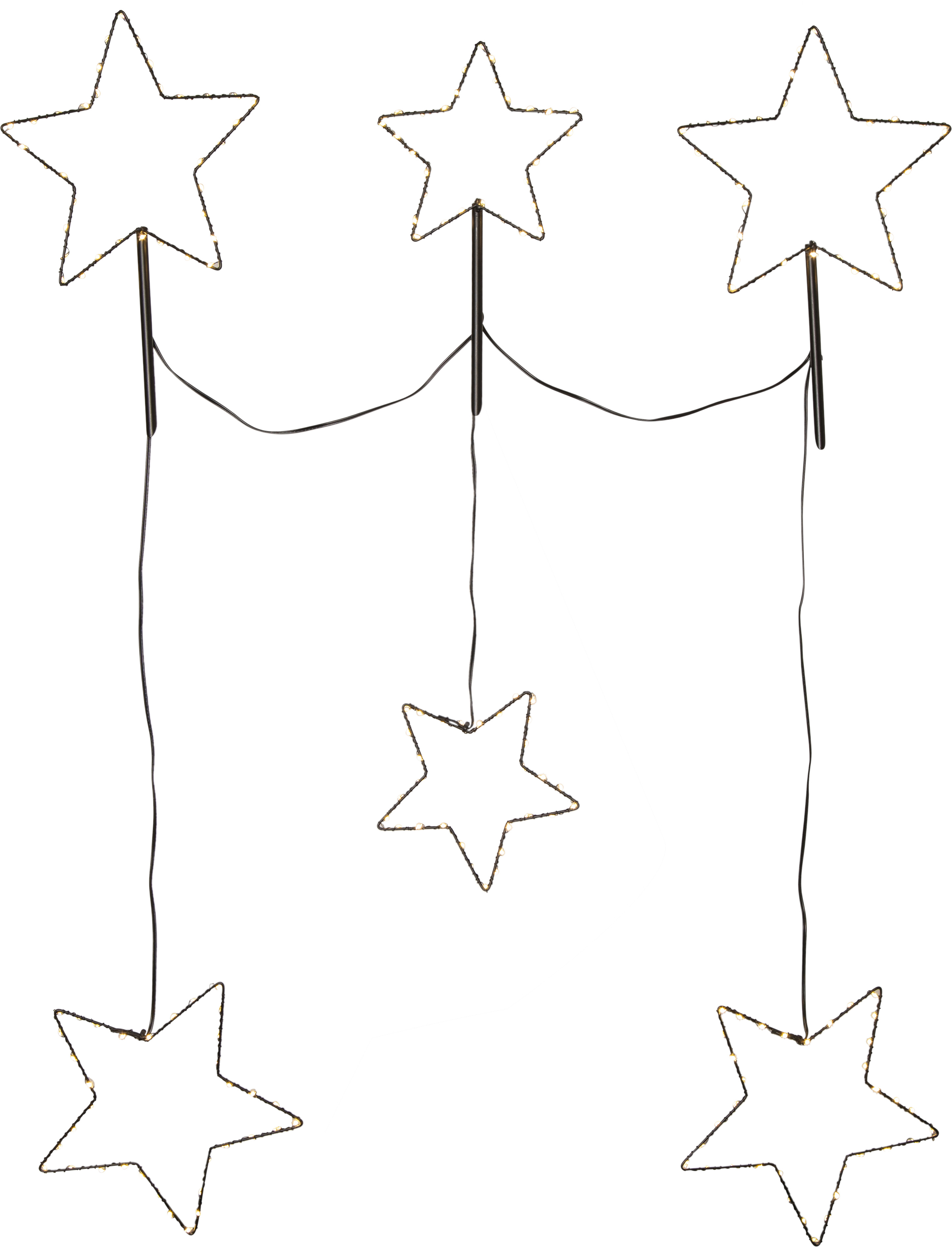 Outdoor decoration with stars - Stella - 80x85 cm - 3