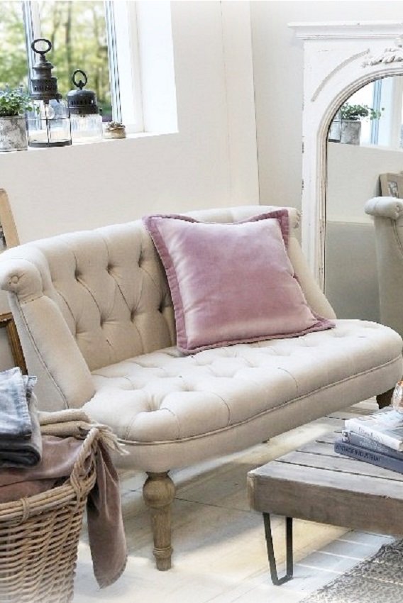 SOFA LINEN FABRIC FRENCH COUNTRY STYLE - 2