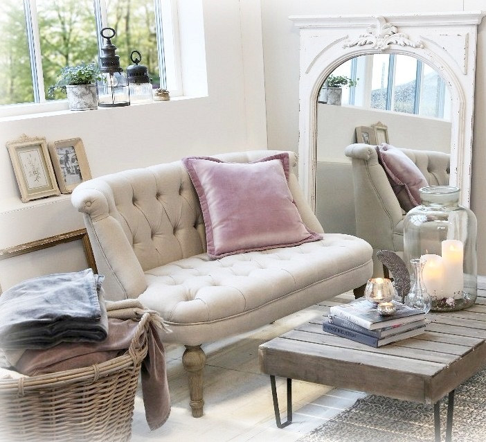 SOFA LINEN FABRIC FRENCH COUNTRY STYLE - 4